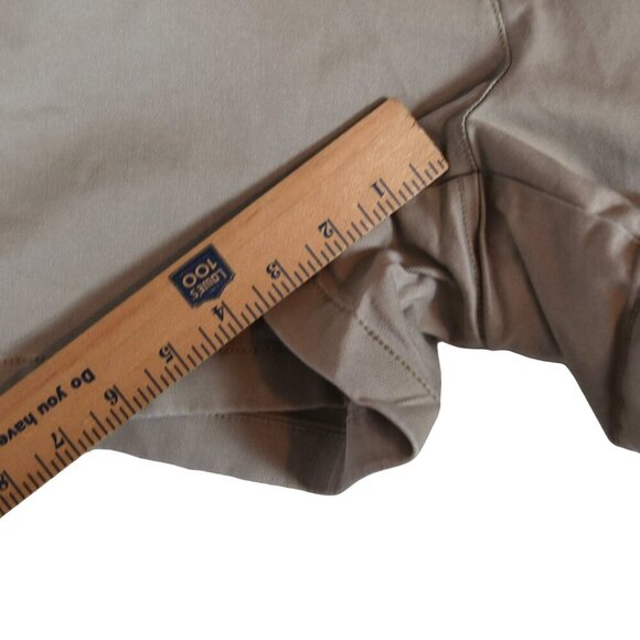 J.Crew Stretch Chino Khaki Shorts Size 14 Classic Preppy Polished Summer Essenti - Picture 6 of 8